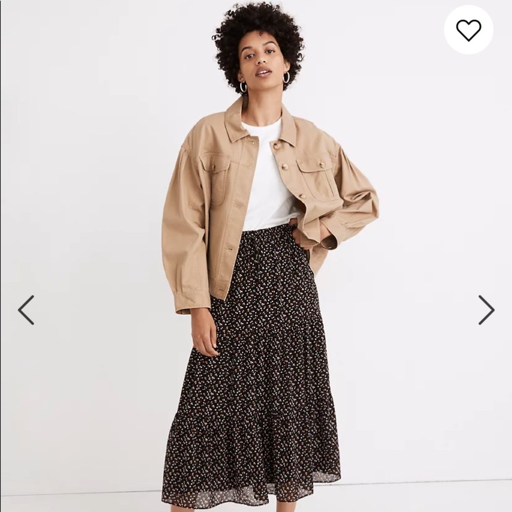 Madewell Pleat-Sleeve Military Jacket SEED KHAKI